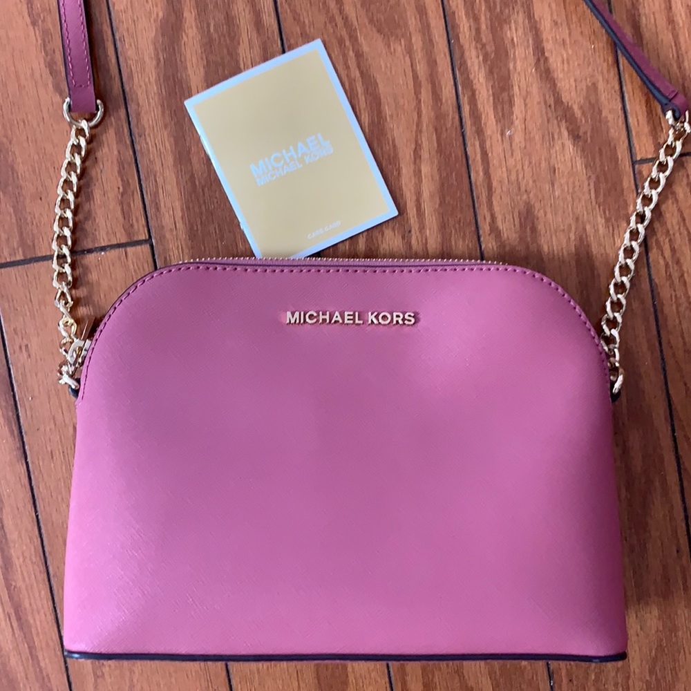Dusty rose Michael Kors crossbody